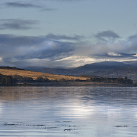 Buy canvas prints of  Beauly Firth in Winter by Jacqi Elmslie