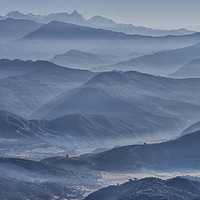 Buy canvas prints of Blue Himalayan Dawn by Jacqi Elmslie