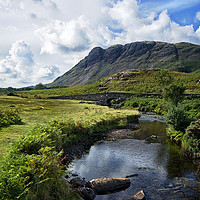 Buy canvas prints of Mountain View in Wasdale Lake District by Jacqi Elmslie