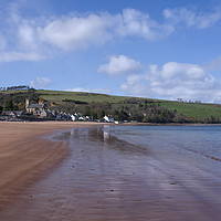 Buy canvas prints of Rosemarkie From the Beach, Scotland by Jacqi Elmslie