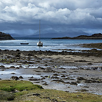 Buy canvas prints of Blue Evening In the Sound of Arisaig Scotland by Jacqi Elmslie