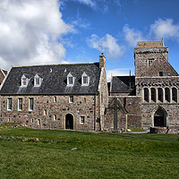 Buy canvas prints of Iona Abbey Scotland by Jacqi Elmslie