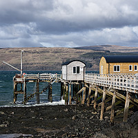 Buy canvas prints of The Old Pier House by Jacqi Elmslie