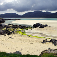 Buy canvas prints of Luskentyre Beach Isle of Harris Scotland by Jacqi Elmslie