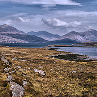 Buy canvas prints of Loch Torridon in the Scottish Highlands by Jacqi Elmslie