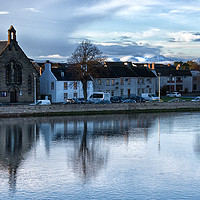 Buy canvas prints of Houses by the River Ness by Jacqi Elmslie