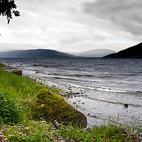 Buy canvas prints of A Wet Day by Loch Ness by Jacqi Elmslie