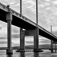 Buy canvas prints of The Kessock Bridge Scotland by Jacqi Elmslie