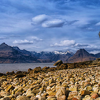 Buy canvas prints of Elgol View to the Black Cuillin by Jacqi Elmslie