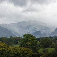 Buy canvas prints of Lake District Fells from Applethwaite by Jacqi Elmslie