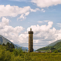 Buy canvas prints of The Glenfinnan Monument by Jacqi Elmslie