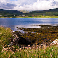 Buy canvas prints of Loch Snizort on a Summer Day, Isle of Skye by Jacqi Elmslie