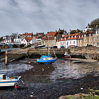 Buy canvas prints of St Monan's Harbour, Fife, Scotland by Jacqi Elmslie