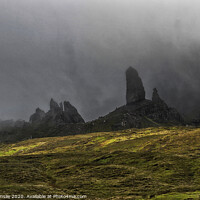 Buy canvas prints of Mist Clouds on The Storr Isle of Skye by Jacqi Elmslie