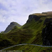 Buy canvas prints of It's A Long Climb Up The Quiraing by Jacqi Elmslie