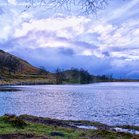 Buy canvas prints of Winter Light on Loch Tarff by Jacqi Elmslie