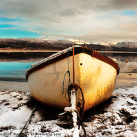 Buy canvas prints of A cold day on Loch Shiel by Jim kernan