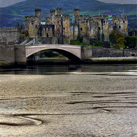 Buy canvas prints of Conwy Castle by Jim kernan