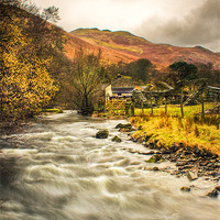 Buy canvas prints of River Eamont, Howtown, Cumbria. by Jim kernan