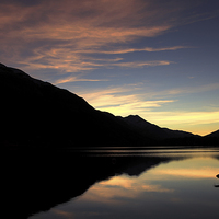 Buy canvas prints of  Loch Voil Sunset by James Buckle
