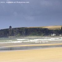 Buy canvas prints of A Serene View of Mussenden Temple by David McFarland
