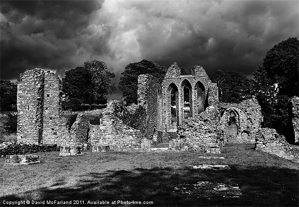 Inch Abbey, in County Down Picture Board by David McFarland