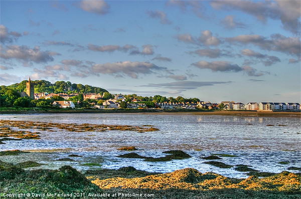 Dundrum Bay at low tide Picture Board by David McFarland