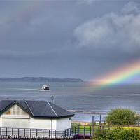Buy canvas prints of Ferry me over the Rainbow by David McFarland