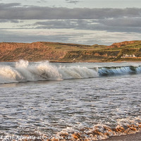 Buy canvas prints of Antrim Coast Surf by David McFarland