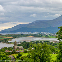 Buy canvas prints of Dundrum at the foot of the Mournes by David McFarland