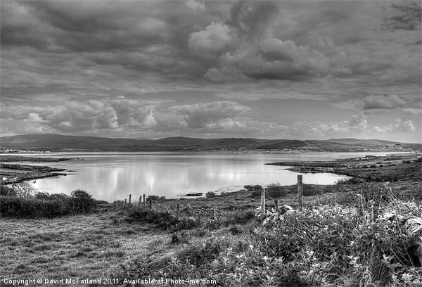 Donegal reflections Picture Board by David McFarland