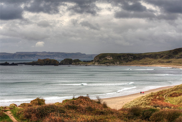 Wintry Whitepark Bay, County Antrim Picture Board by David McFarland
