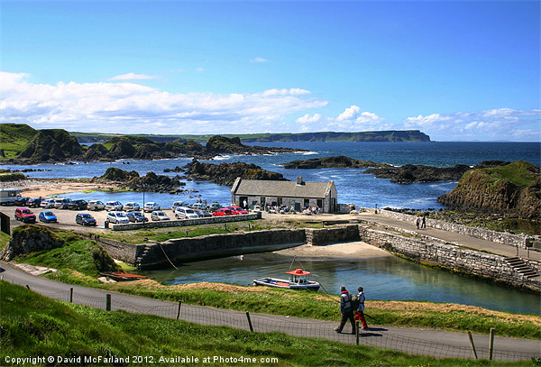 Bank Holiday at Ballintoy Picture Board by David McFarland