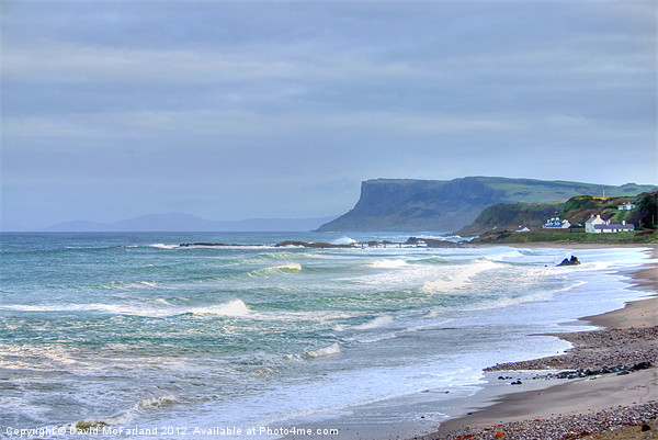 Winter Light at Ballycastle Picture Board by David McFarland