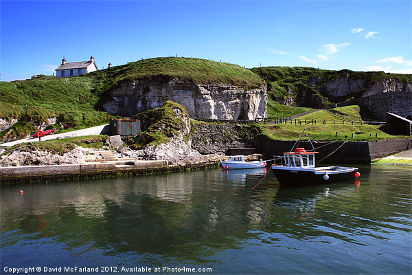 Peaceful Ballintoy Picture Board by David McFarland