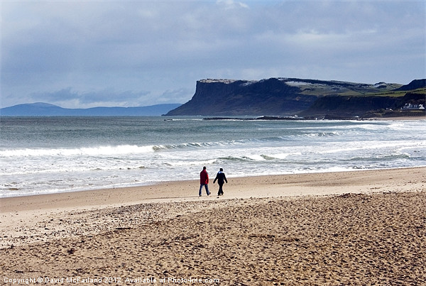 Wintry walk at Ballycastle Picture Board by David McFarland