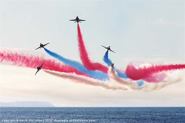 Red Arrow display Picture Board by David McFarland