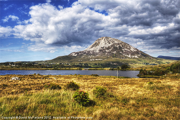 Errigal, Pride of Donegal Picture Board by David McFarland