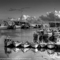 Buy canvas prints of Kilkeel Harbour by David McFarland