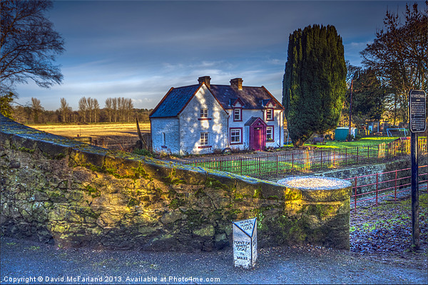 Lock Keepers Cottage Picture Board by David McFarland