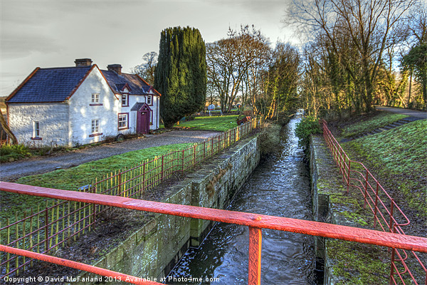 Lock-keepers cottage on the Newry Canal Picture Board by David McFarland
