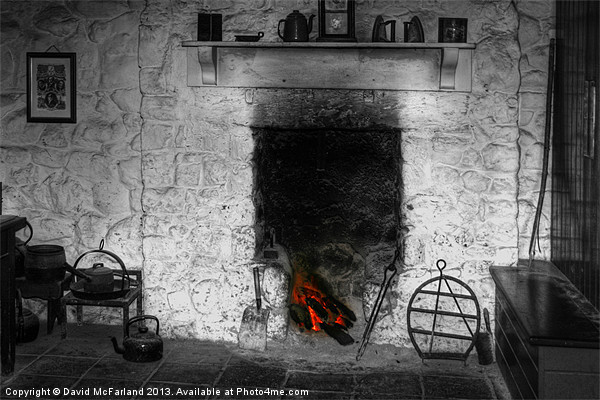 Home at the hearth Picture Board by David McFarland