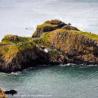 Buy canvas prints of Carrick-a-Rede Rope Bridge by David McFarland