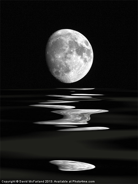 Lunar water Picture Board by David McFarland