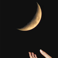 Buy canvas prints of Pringle Moon by David McFarland