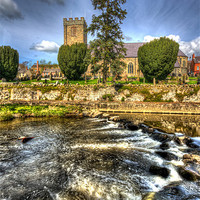 Buy canvas prints of Dromore Cathedral on the Lagan by David McFarland