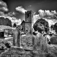 Buy canvas prints of Buried at Dromore Cathedral by David McFarland