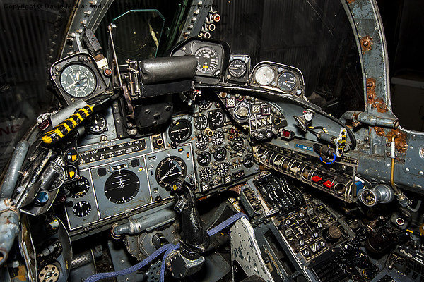 Buccaneer Cockpit Picture Board by David McFarland