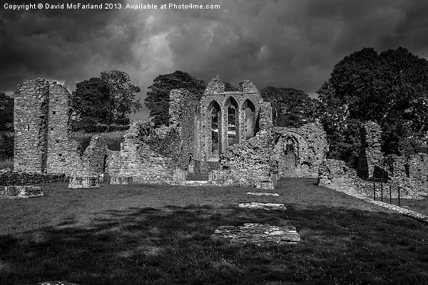 Inch Abbey, Downpatrick Picture Board by David McFarland