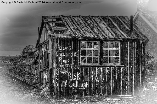  The Fisherman's Shack Picture Board by David McFarland
